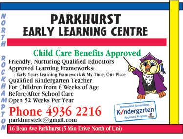 Parkhurst Early Learning Centre - Child Care 1