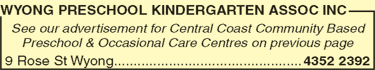 Wyong Preschool Kindergarten Assoc Inc - Child Care 2